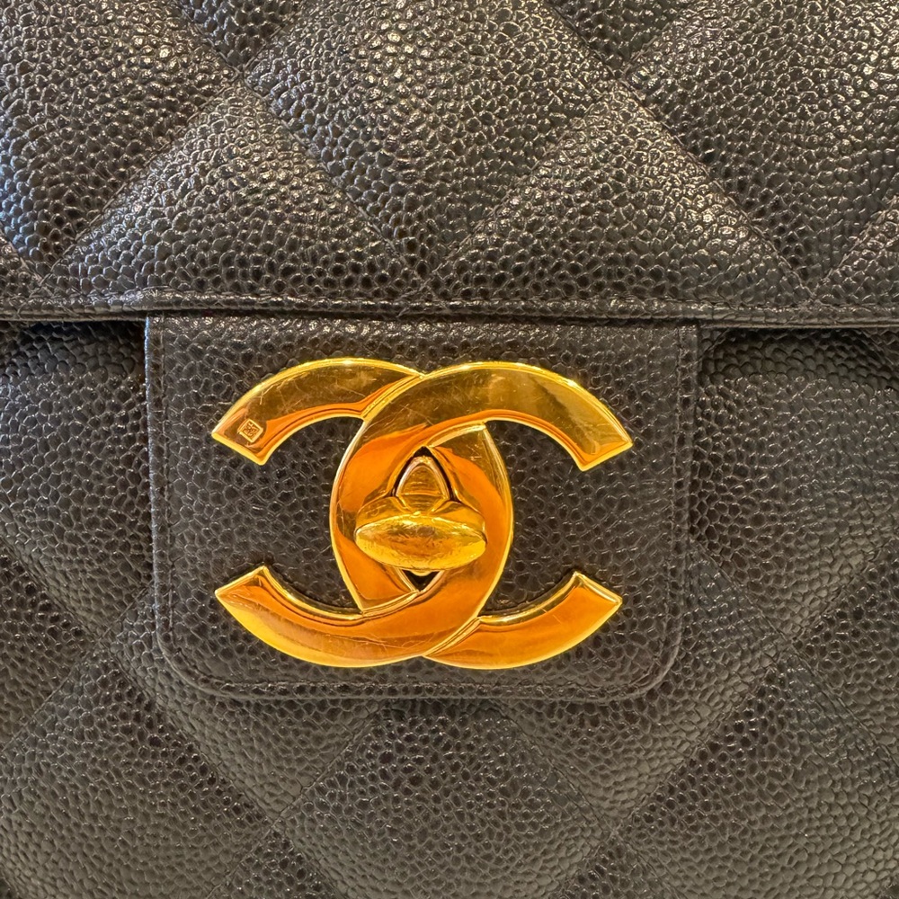 Chanel vintage caviar quilted business bag - Picture 4 of 14